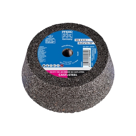 Pferd Flaring Cup Wheel, Zirconia, 6 61819